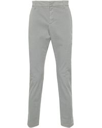 Dondup - Pantalone gaubert grigio chiaro in cotone - Lyst