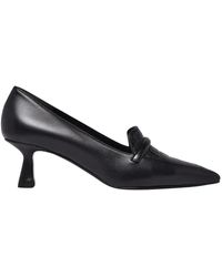 Lella Baldi - Schoenen ,Zwart ,Leer Decolletè - Lyst