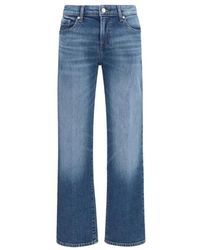 7 For All Mankind - Calie Straight Jeans - Lyst