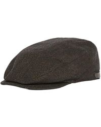 Barbour - Accessoires ,Bruin ,Wol Barlow Flat Cap - Lyst