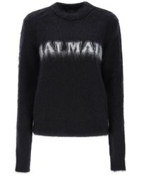 Balmain - Knitwear > round-neck knitwear - Lyst