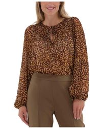 Second Female - Overhemden ,Bruin ,Nutmeg Blouse - Lyst