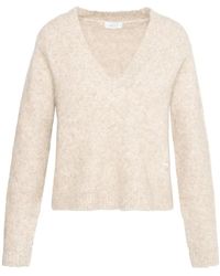 Hèst - Zachte V-Hals Pernille Sweater - Lyst