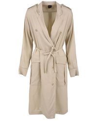 Aspesi - Belted Coats - Lyst