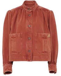 Chloé - Jack Met Hoge Hals En Pofmouwen - Lyst