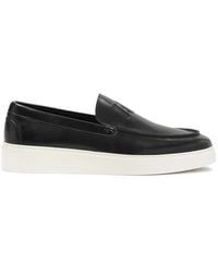 Kazar - Schwarze Slip-On-Sneaker Mit Weißer Sohle - Lyst