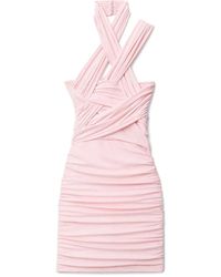 Alexander Wang - Kleedjes ,Roze ,Mini Jurk Met Geïntegreerde Shorts - Lyst