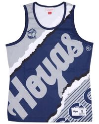 Mitchell & Ness - Fitness ,Grijs ,Basketball Tank Top Jumbotron 2.0 Mesh Tank Geohoy - Lyst