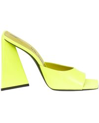 The Attico - Flat shoes yellow - Lyst