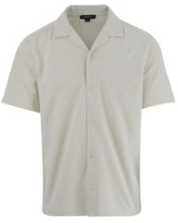 Vince - Overhemden ,Wit ,Katoen Stretch Katoenen Shirt - Lyst