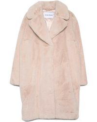 Stand Studio - Camille cocoon faux fur coat - Lyst