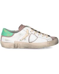 Philippe Model - Schoenen ,Wit ,Leer Sneakers Prsx Tennis - Lyst