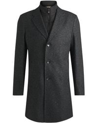 HUGO - Single-Breasted Coats - Lyst