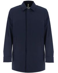 DUNO - Jassen ,Blauw ,Leer Malbec Torano Trenchcoat - Lyst
