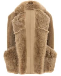 Blancha - Jassen ,Leer Toscana Shearling Vest - Lyst