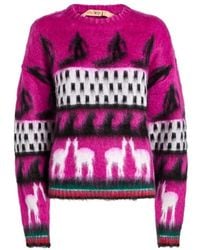N°21 - Truien & Vesten ,Veelkleurig Gebreide Capsule Collectie Trui - Lyst