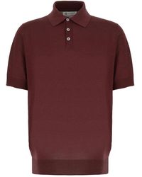 Brunello Cucinelli - Tops ,Rood ,Polo Shirt - Lyst