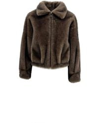 VALENTINI 1972 - Faux Fur &Amp; Shearling Jassen - Lyst