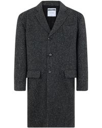 Moschino - Single-Breasted Coats - Lyst
