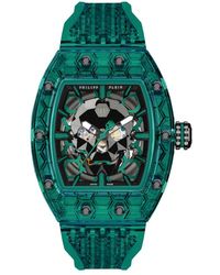 Philipp Plein - Crypto King Atomic Emerald Watch - Lyst