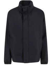 Gucci - Jassen ,Zwart ,Katoen Compact Cotton Canvas Zip Jacket - Lyst