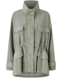 Pinko - Technischer Parka Mit Mini-Nieten - Lyst