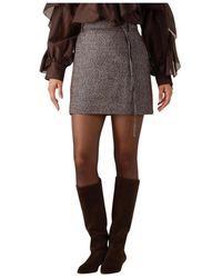 Second Female - Paarse Arbor Rok Voor De Herfst - Lyst