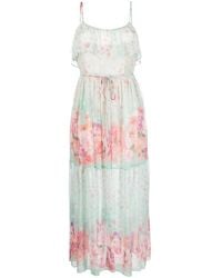 Twinset - Kleedjes ,Veelkleurig ,Polyester Maxi Kleedjes - Lyst