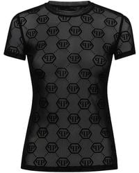 Philipp Plein - T-Shirt Slim Fit Monogram - Lyst