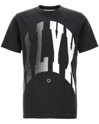 1017 ALYX 9SM - Schwarzes logo t-shirt - Lyst