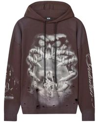 Gcds - Hoodies & Sweatvesten ,Bruin ,Katoen Hoodies - Lyst