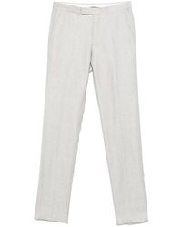 ZEGNA - Woll leinen hose mit taschen - Lyst