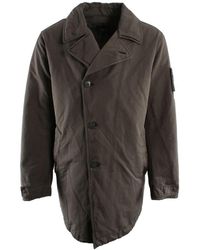 Stone Island - Single-Breasted Coats - Lyst