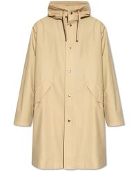 Jil Sander - Jassen ,Katoen Hooded Coat - Lyst