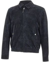Mackage - Giovanni-Su Suede Bomber Jacket - Lyst