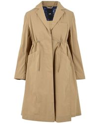 Add - Jassen ,Bruin ,Jas Met Knoopsluiting Aan De Voorkant - Lyst