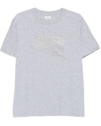 Etro - Tops ,Grijs ,T-Shirts - Lyst