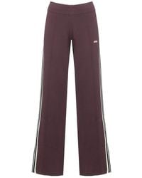 Autry - Broeken ,Paars ,Nylon Wide-Leg Trackbroek - Lyst