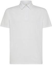 Peuterey - Tops ,Wit ,Katoen Polo Shirt Met Korte Mouwen - Lyst