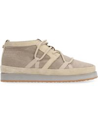 Volta Footwear - Canvas Mid-Top Sneakers Mit Wildleder-Details - Lyst