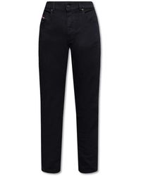 DIESEL - Jeans ,Zwart ,Katoen 2019 D-Strukt Slim-Fit Jeans - Lyst
