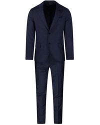 Lardini - Kostuums ,Blauw ,Wol Abito Monopetto - Lyst