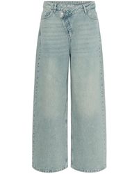 My Essential Wardrobe - Weite Bein Hellblaue Jeans - Lyst