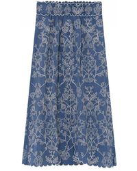 GUSTAV - Rokken ,Blauw ,Short Skirt - Lyst