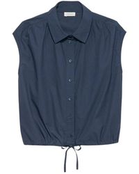 Alchemist - Overhemden ,Blauw ,Katoen Flora Blouse - Lyst