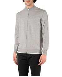 BOSS - Cardigan mit reißverschluss - Lyst