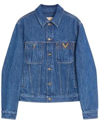 Valentino - Denim Jackets - Lyst