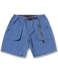 Gramicci - Blaue Gebürstete Nylon Shorts - Lyst