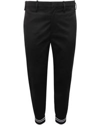 Neil Barrett - Broeken ,Zwart ,Jack Varsity Slim-Fit Broek - Lyst
