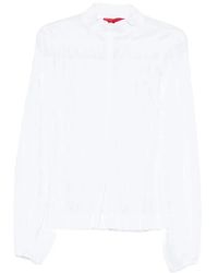 Thelatest - Overhemden ,Wit ,Katoen Dalila Top - Lyst